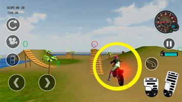 Motocross Beach Stunt Jumping Ekran Görüntüsü 3
