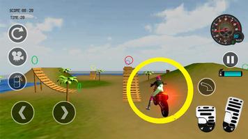 Motocross Beach Stunt Jumping スクリーンショット 3