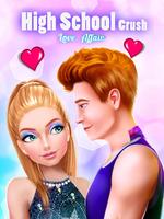 High School Love Crush - Girl Dressup and Makeup poster