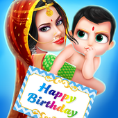 Indian Pregnant Mommy Caring icon