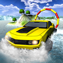 Floating Water Car Driving : Beach Surfing Game APK