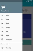 Tons to Pounds captura de pantalla 3