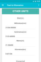 Feet to Kilometres screenshot 2