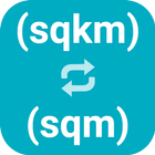 Square Kilometres to Square Metres simgesi