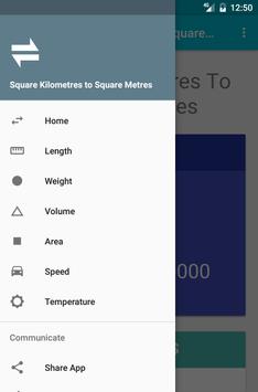 Square Kilometres to Square Metres screenshot 3