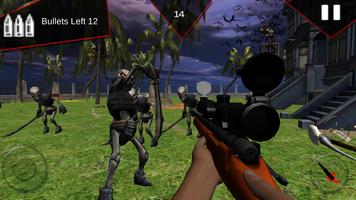Zombie Hunter 3D Target captura de pantalla 1