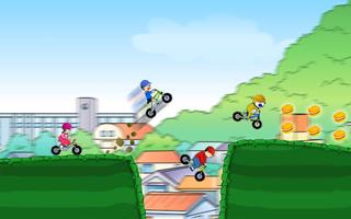 Nobita Bike Racing capture d'écran 1