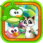 Birds And Raccoons bubble shooter icône