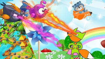 Birds And Raccoons bubble shooter screenshot 1