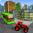 Tractor Pull Transport Traffic Car Tow. Bus Towing APK
