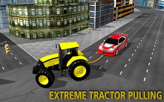 Tractor Pull Transport Traffic Car Tow. Bus Towing 스크린샷 1