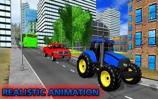 Tractor Pull Transport Traffic Car Tow. Bus Towing screenshot 2