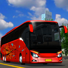stadsbus op stedelijke routes parkeren-icoon