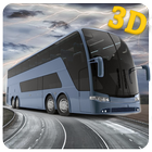 bus heuvel klimmen simulator-icoon