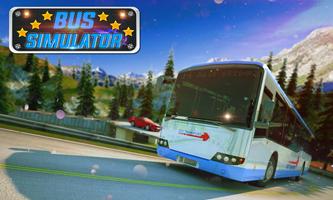 Bus Simulator colline Affiche