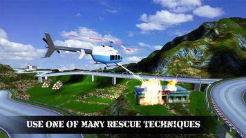 Helicopter Rescue Car Games 截图 1