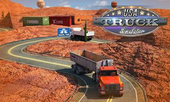 USA 3D Truck Simulator 2017 स्क्रीनशॉट 1