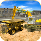 Heavy Excavator Crane 3D icône