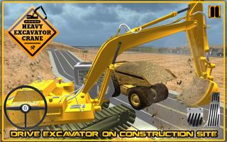 Heavy Excavator Crane 3D capture d'écran 1