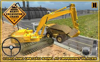Heavy Excavator Crane 3D تصوير الشاشة 2
