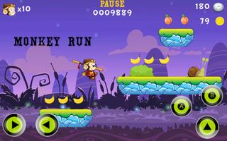 Jungle Monkey Run captura de pantalla 3