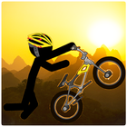 Stickman Downhill Bicycle Stunt أيقونة