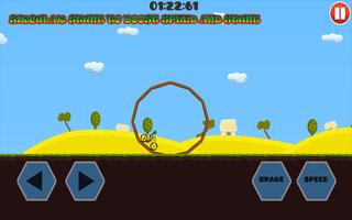 Stickman Downhill Bicycle Stunt الملصق