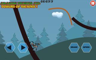 Stickman Downhill Bicycle Stunt capture d'écran 2