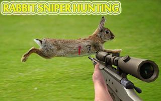 Rabbit Sniper Hunting Affiche