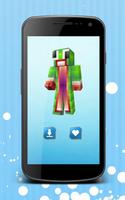 Skins Minecrafters - Youtubers Plakat