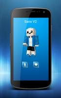 Skins Undertale for Minecraft Plakat