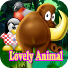 Lovely Animal Match Games icône