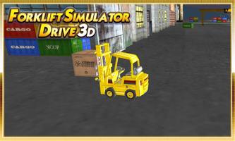 Forklift Simulator Drive 3D Affiche