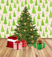 Merry Christmas: Pine Tree Magic Affiche