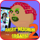 Angry Neighbor Escape von Hellish Omas Haus 2 Zeichen