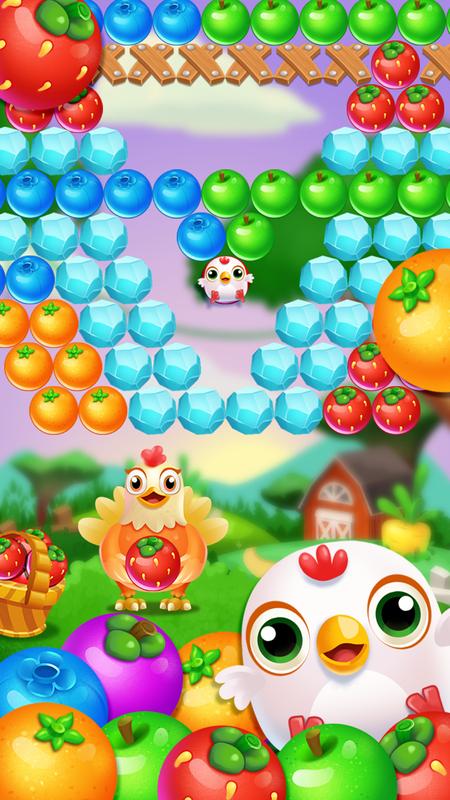Chicken pop - Fruits bubble splash for Android - APK Download