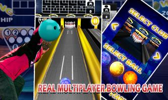 Bowling Multiplayer 3D Game capture d'écran 2