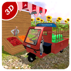 Tuk Tuk Auto Rikshaw Cargo Simulator 3D-icoon