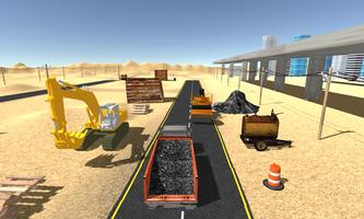 City Road Construction Truck постер
