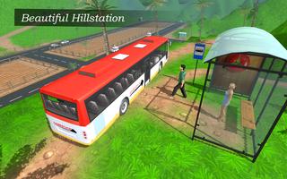 Hill Bus Driving Simulator 3D capture d'écran 2