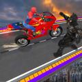 Superheroes Tricky Bike Stunts:Epic Top Racing
