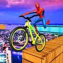 Superheroes Bmx Bike Racing :Epic Stunts APK