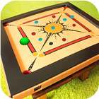 Real Carrom Pro 3D Deluxe : Free Carrom Board Game icône