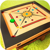 Real Carrom Pro 3D Deluxe : Free Carrom Board Game icon