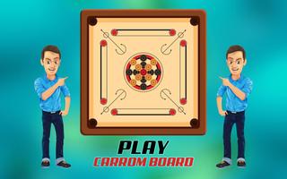 Real Carrom Pro 3D Deluxe : Free Carrom Board Game पोस्टर