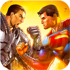 Superhero Flying Robot Futuristic City Hero Battle biểu tượng