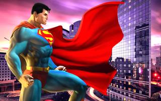 Superhero Flying Robot Futuristic City Hero Battle ảnh chụp màn hình 2