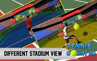 Tennis Court 3d capture d'écran 2