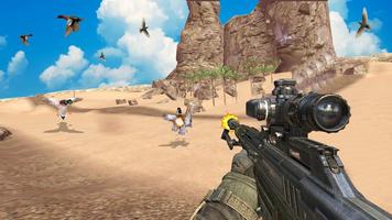 Flying Birds Hunter Desert Adventure ảnh chụp màn hình 1