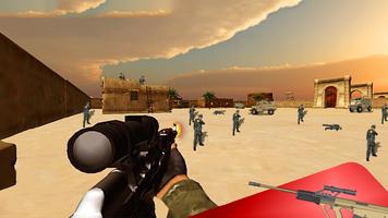 militar 3d deserto emboscada imagem de tela 3